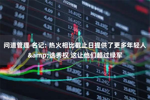 问道管理 名记: 热火相比截止日提供了更多年轻人&选秀权 这让他们超过绿军
